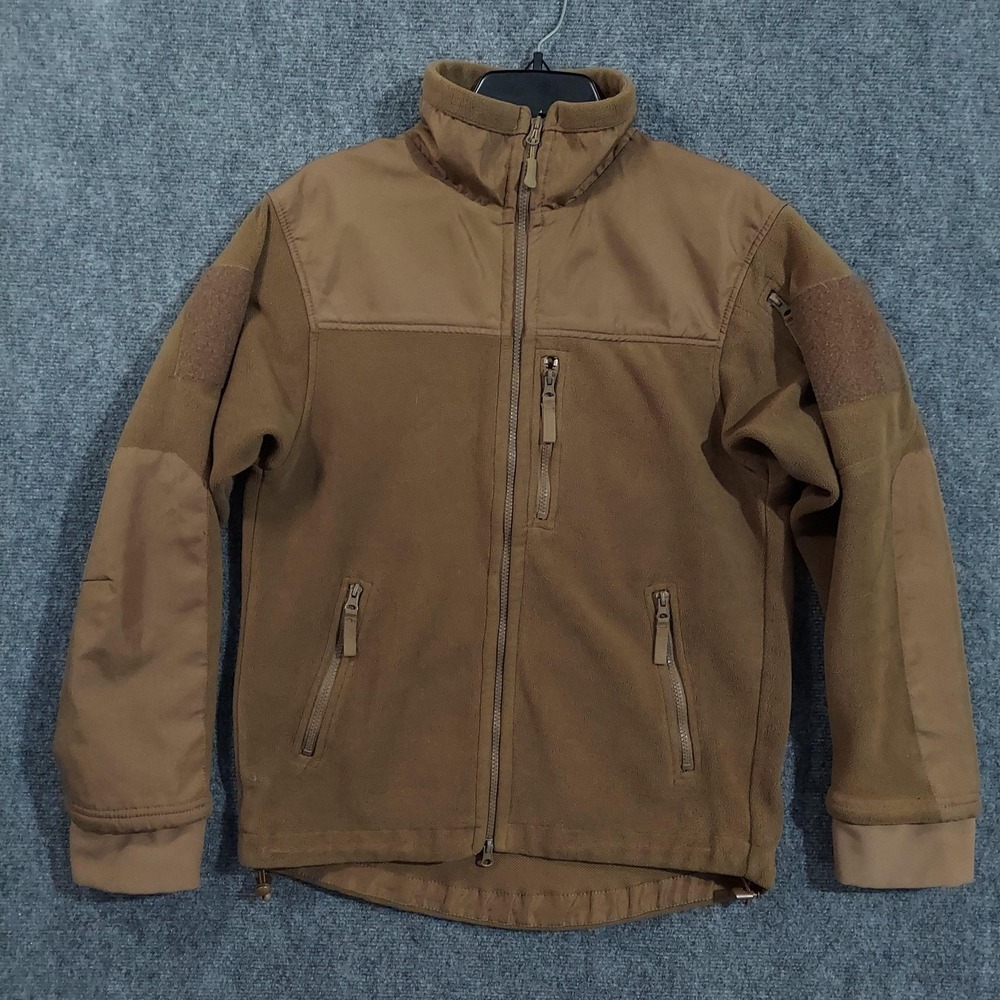 Condor Jacket Mens Small Brown Fleece Softshell Tactical Military Hiking Hunting
